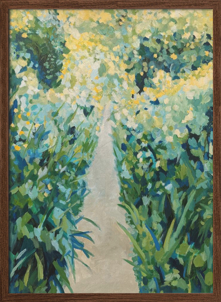 Garden Path - Stretched Canvas, Poster or Fine Art Print I Heart Wall Art