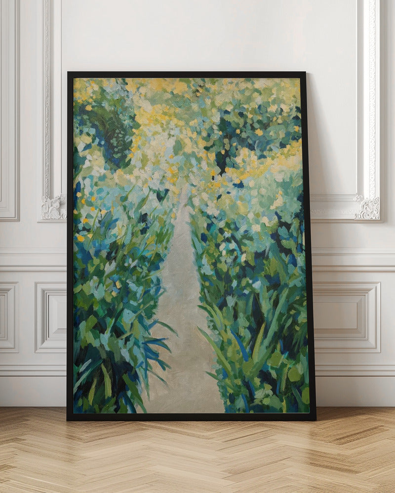 Garden Path - Stretched Canvas, Poster or Fine Art Print I Heart Wall Art