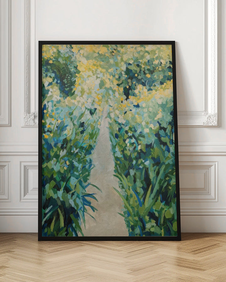 Garden Path - Stretched Canvas, Poster or Fine Art Print I Heart Wall Art