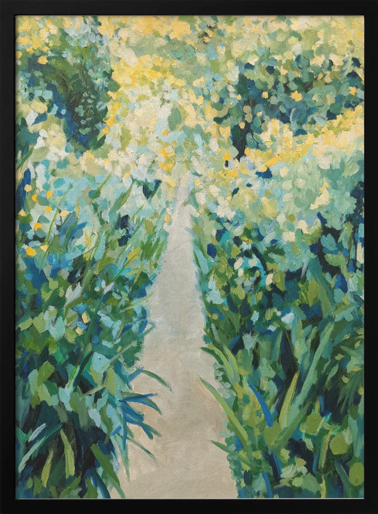 Garden Path - Stretched Canvas, Poster or Fine Art Print I Heart Wall Art