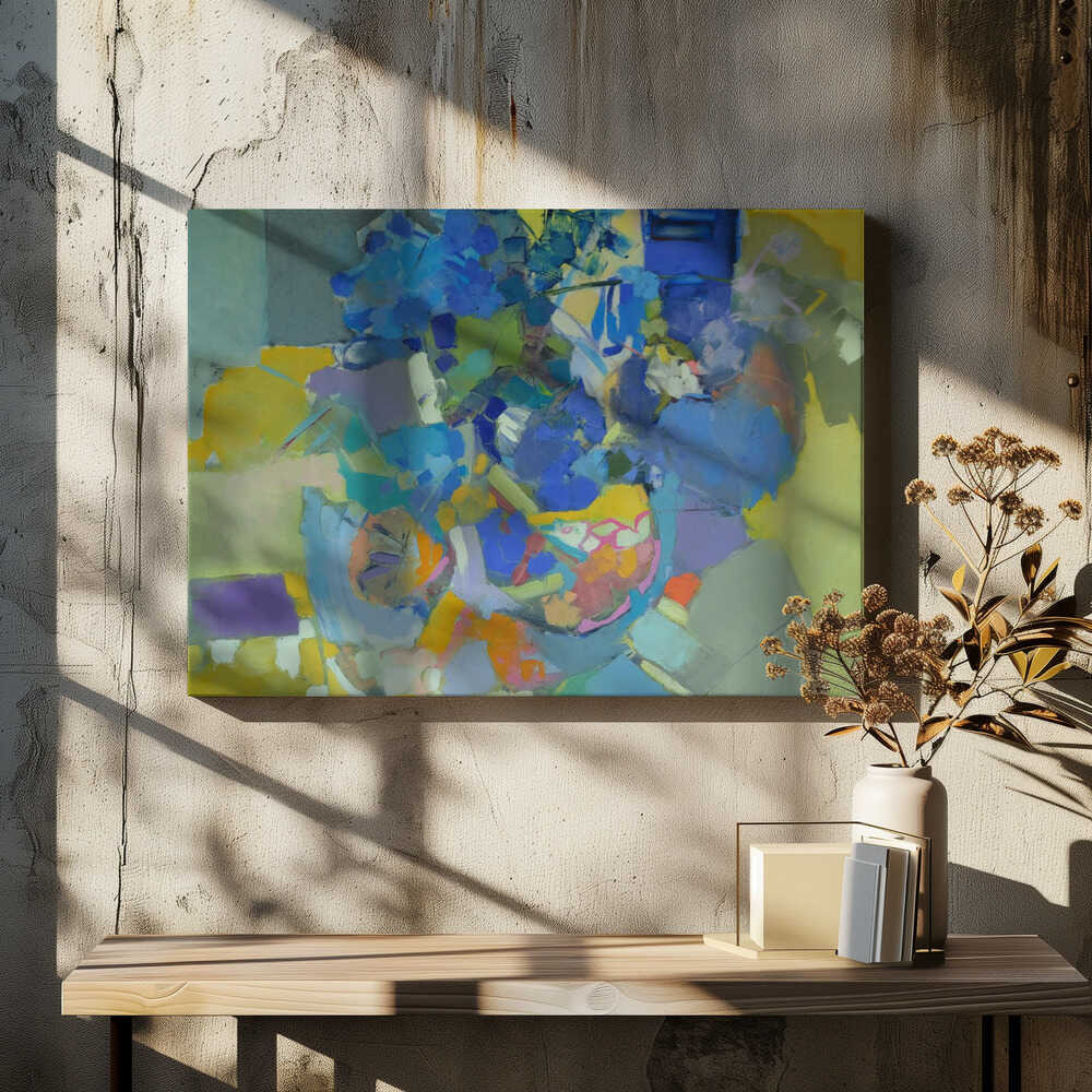 Garden - Square Stretched Canvas, Poster or Fine Art Print - I Heart Wall Art - Poster Print, Canvas Print or Framed Art Print