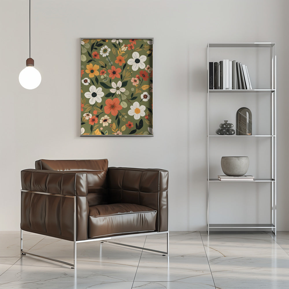 Garden Stroll - Stretched Canvas, Poster or Fine Art Print I Heart Wall Art