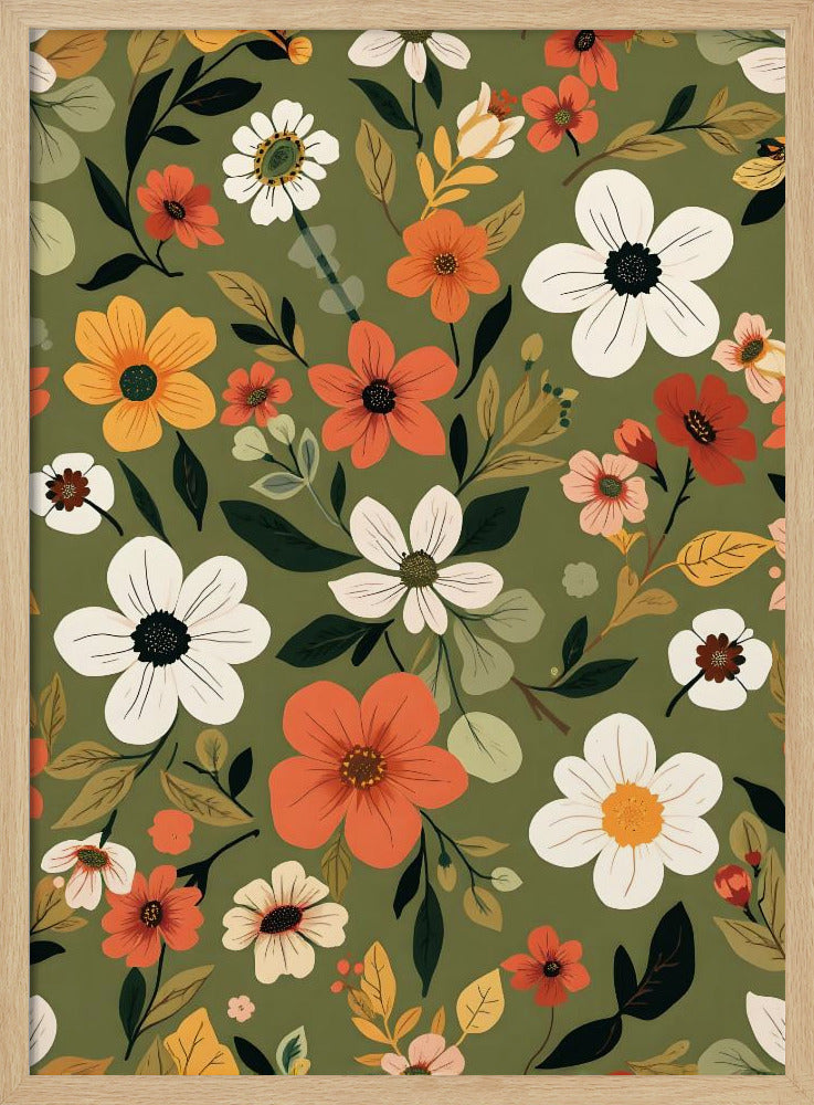 Garden Stroll - Stretched Canvas, Poster or Fine Art Print I Heart Wall Art