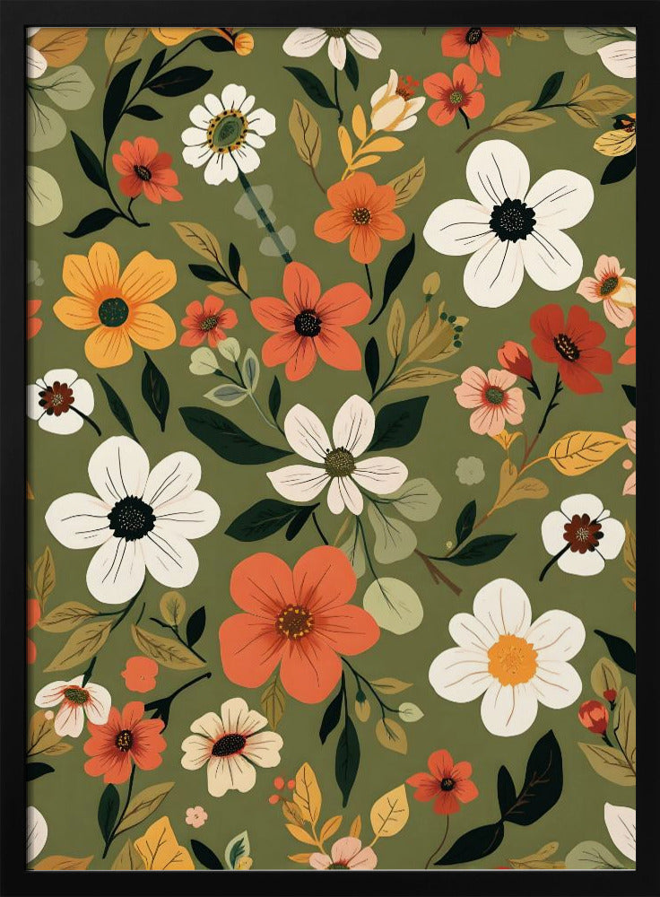 Garden Stroll - Stretched Canvas, Poster or Fine Art Print I Heart Wall Art