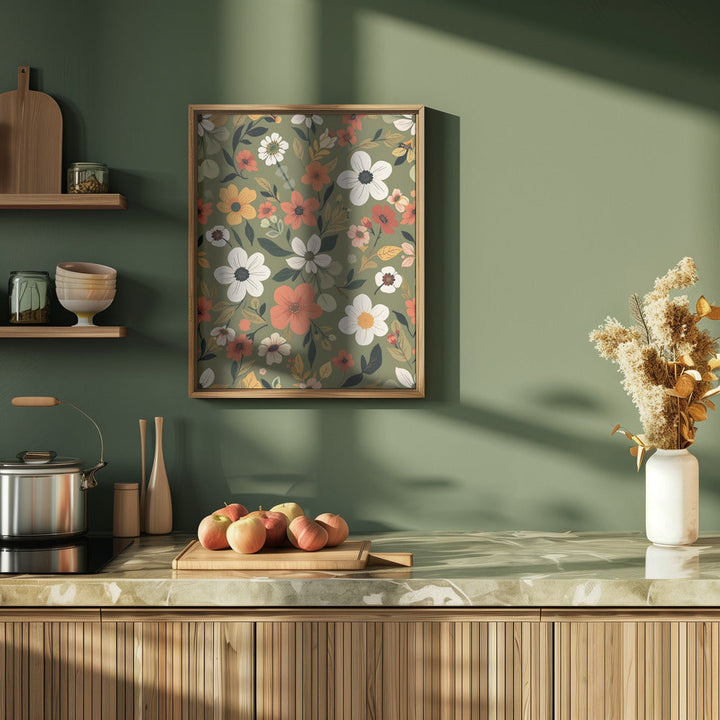 Garden Stroll - Stretched Canvas, Poster or Fine Art Print I Heart Wall Art