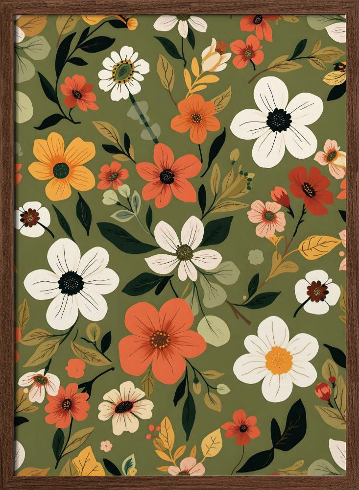 Garden Stroll - Stretched Canvas, Poster or Fine Art Print I Heart Wall Art