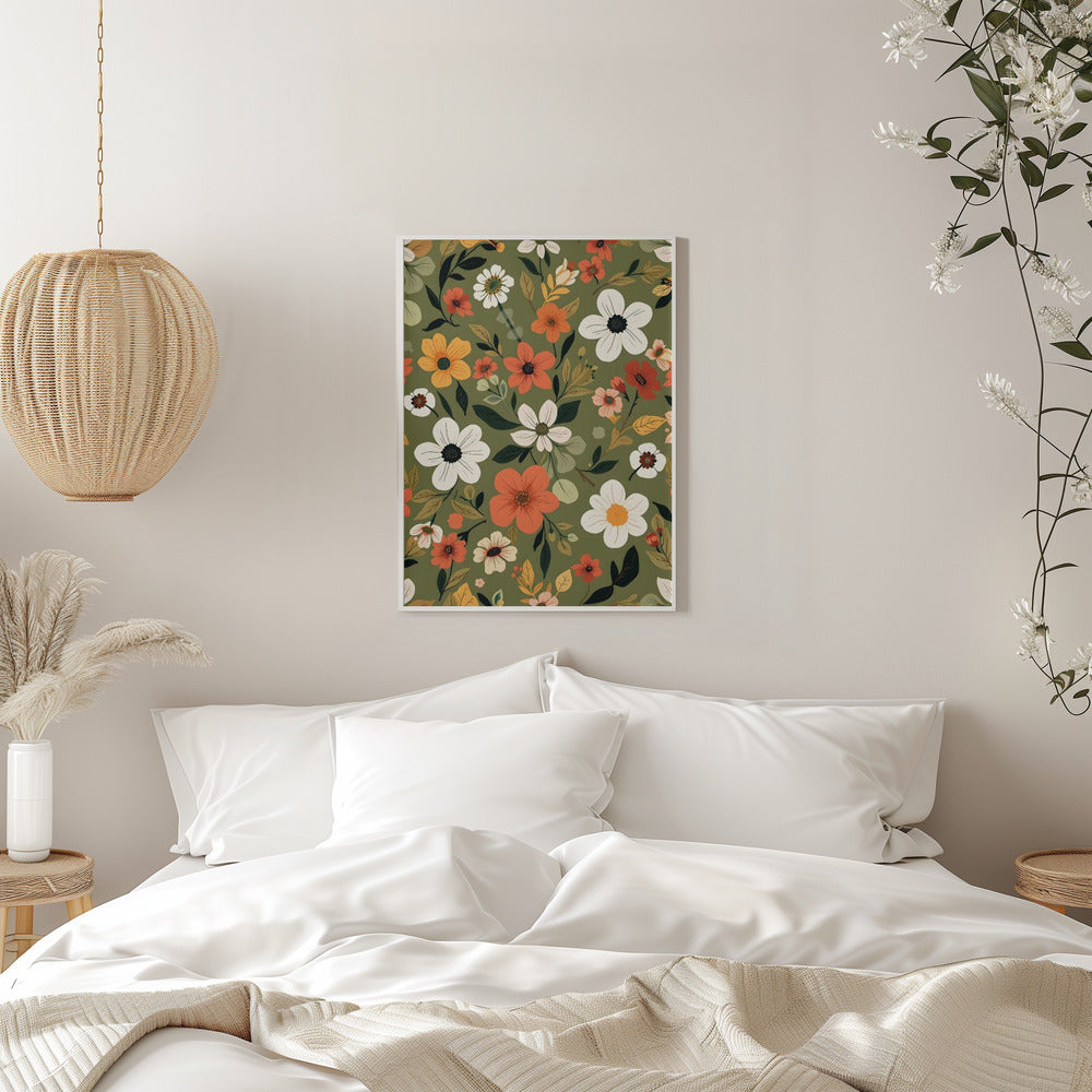 Garden Stroll - Stretched Canvas, Poster or Fine Art Print I Heart Wall Art