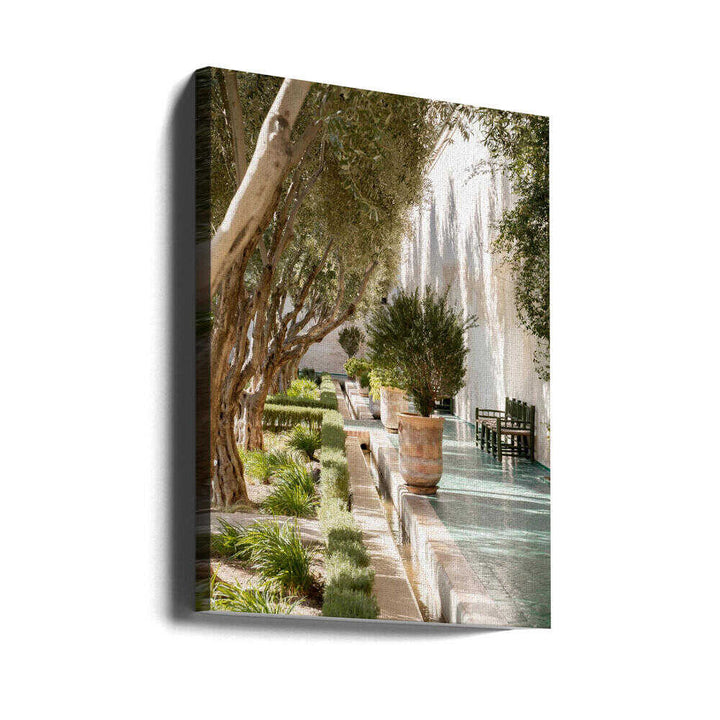 Garden Walk - Stretched Canvas, Poster or Fine Art Print - I Heart Wall Art - Poster Print, Canvas Print or Framed Art Print