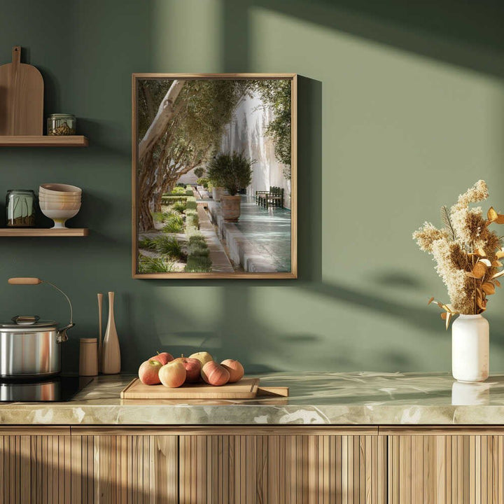 Garden Walk - Stretched Canvas, Poster or Fine Art Print - I Heart Wall Art - Poster Print, Canvas Print or Framed Art Print