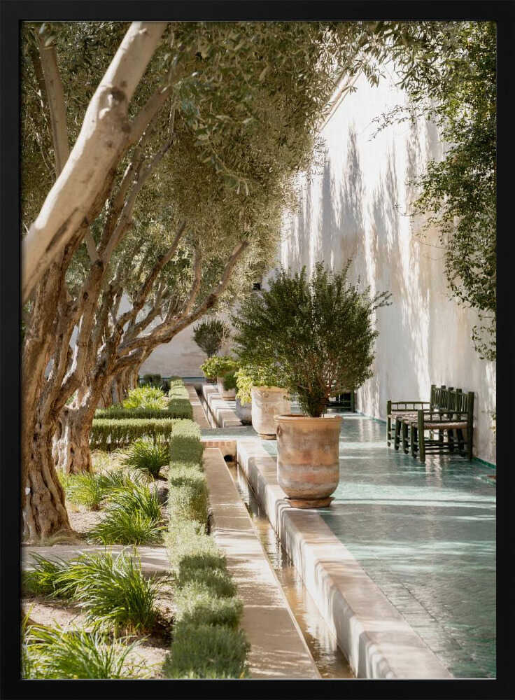 Garden Walk - Stretched Canvas, Poster or Fine Art Print - I Heart Wall Art - Poster Print, Canvas Print or Framed Art Print