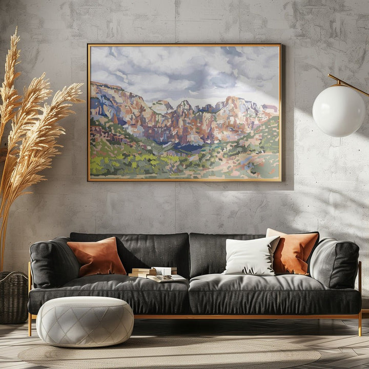 Gathered Peaks, Yosemite National Park - Stretched Canvas, Poster or Fine Art Print - I Heart Wall Art - Poster Print, Canvas Print or Framed Art Print