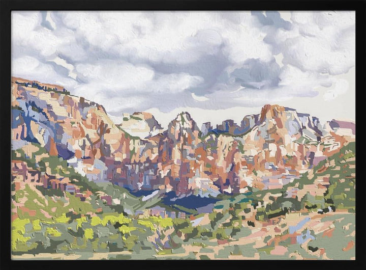 Gathered Peaks, Yosemite National Park - Stretched Canvas, Poster or Fine Art Print - I Heart Wall Art - Poster Print, Canvas Print or Framed Art Print