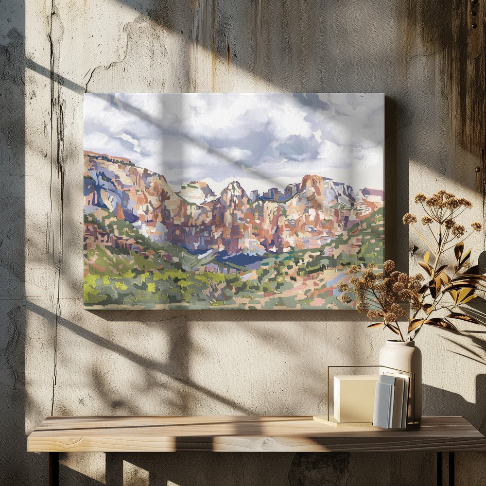 Gathered Peaks, Yosemite National Park - Stretched Canvas, Poster or Fine Art Print - I Heart Wall Art - Poster Print, Canvas Print or Framed Art Print