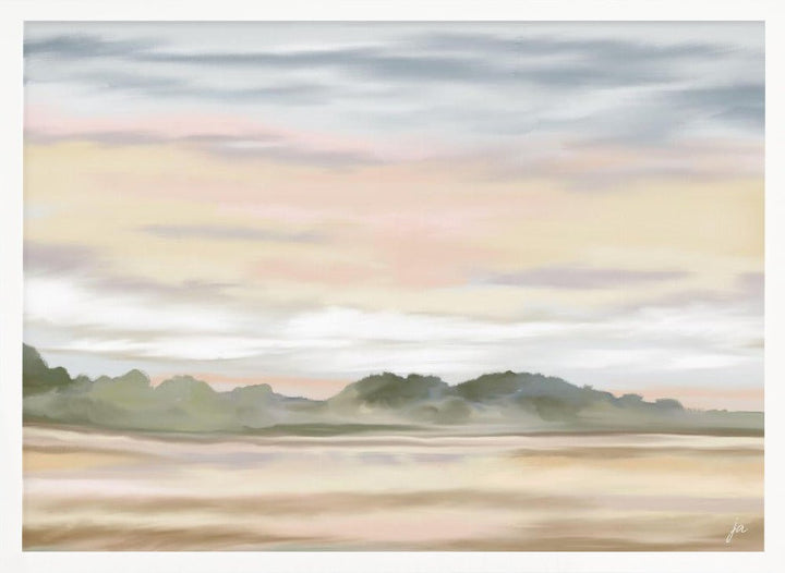 Gentle Dawnscape - Stretched Canvas, Poster or Fine Art Print - I Heart Wall Art - Poster Print, Canvas Print or Framed Art Print