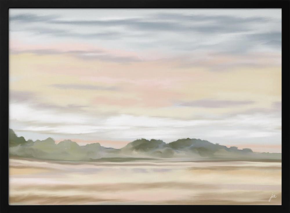 Gentle Dawnscape - Stretched Canvas, Poster or Fine Art Print - I Heart Wall Art - Poster Print, Canvas Print or Framed Art Print