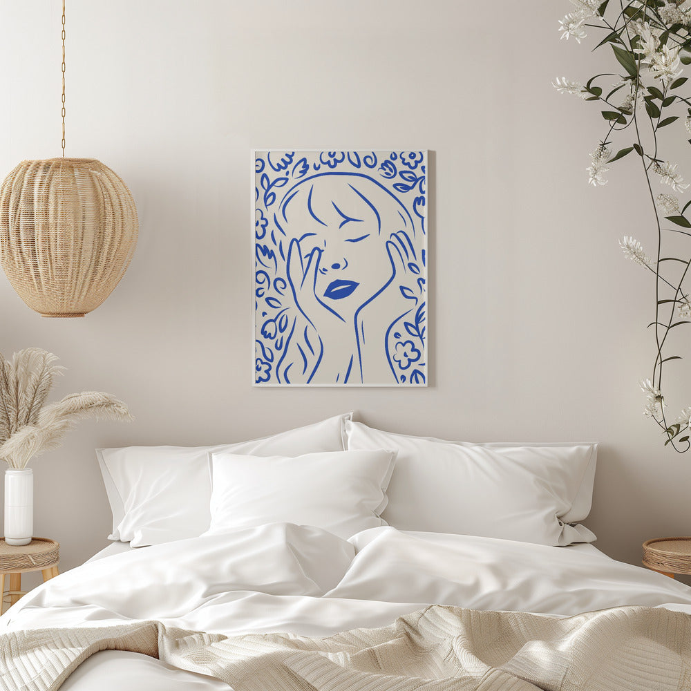 Gentle Flower Dream - Stretched Canvas, Poster or Fine Art Print I Heart Wall Art