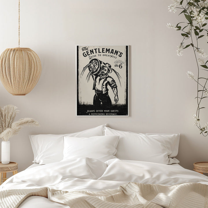 Gentleman - Stretched Canvas, Poster or Fine Art Print I Heart Wall Art