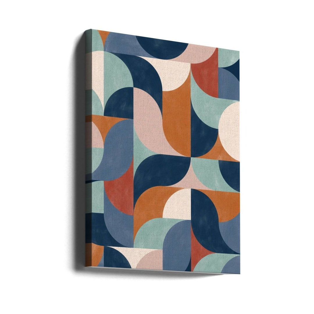 Geo Rhythm Tiles - Stretched Canvas, Poster or Fine Art Print - I Heart Wall Art - Poster Print, Canvas Print or Framed Art Print