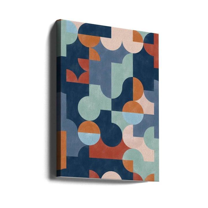 Geometric Abstract With Vibrant Colors - Stretched Canvas, Poster or Fine Art Print - I Heart Wall Art - Poster Print, Canvas Print or Framed Art Print
