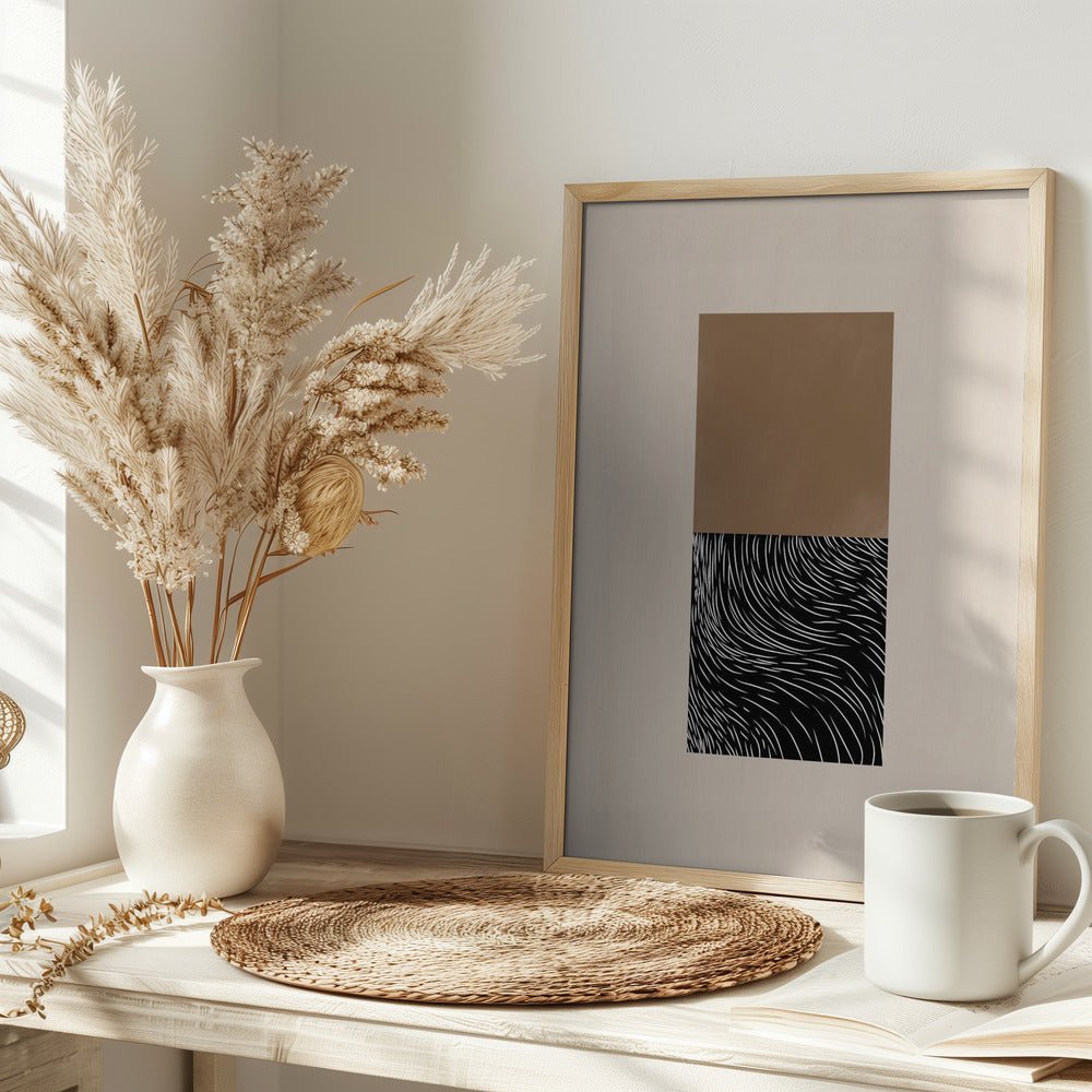 Geometric and Organic Shapes - Stretched Canvas, Poster or Fine Art Print - I Heart Wall Art - Poster Print, Canvas Print or Framed Art Print