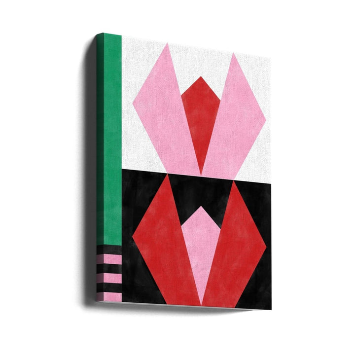 Geometric Artworkwith Triangles And Rectangles - Stretched Canvas, Poster or Fine Art Print - I Heart Wall Art - Poster Print, Canvas Print or Framed Art Print