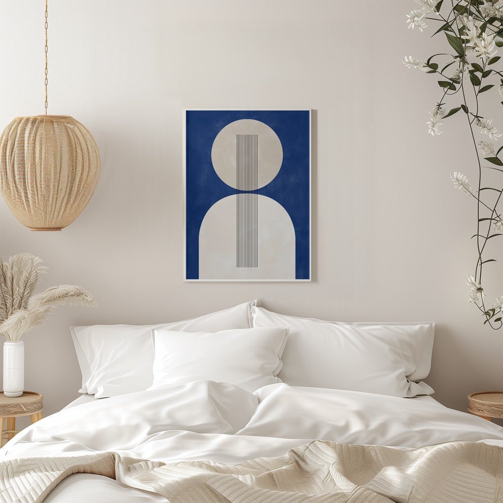 Geometric Echoes - Stretched Canvas, Poster or Fine Art Print - I Heart Wall Art - Poster Print, Canvas Print or Framed Art Print