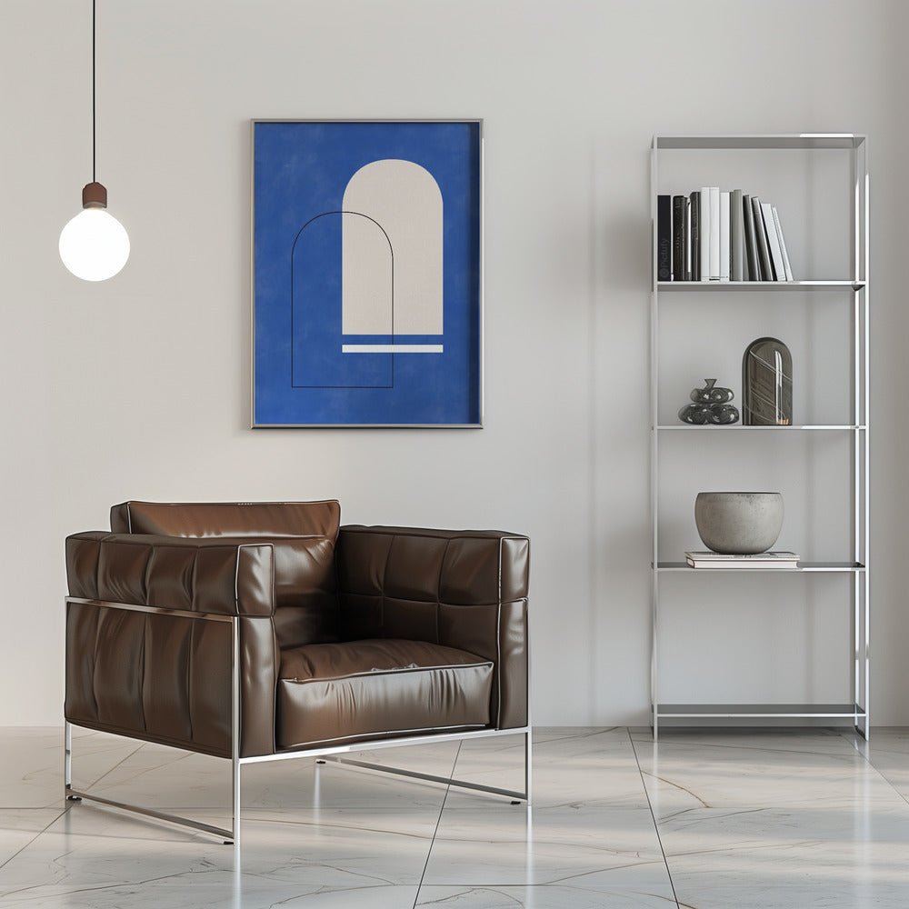 Geometric Echoes - Stretched Canvas, Poster or Fine Art Print - I Heart Wall Art - Poster Print, Canvas Print or Framed Art Print