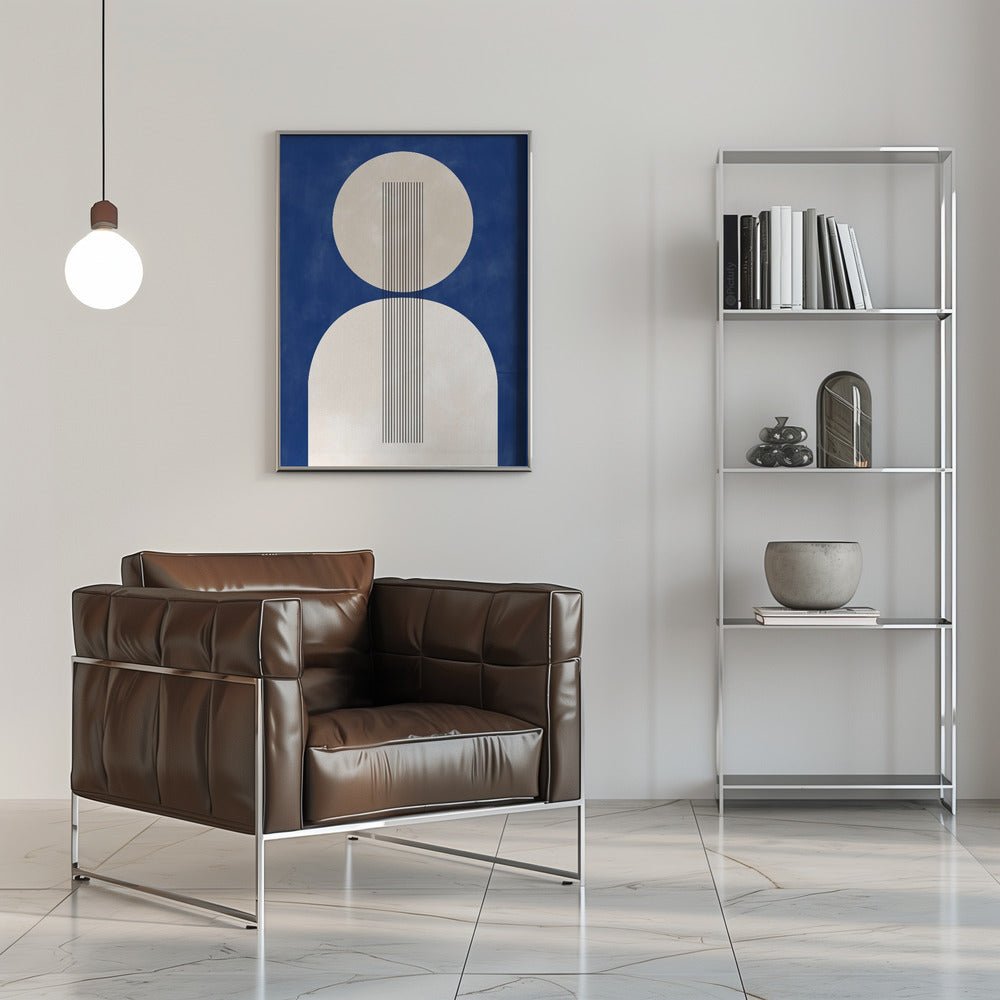 Geometric Echoes - Stretched Canvas, Poster or Fine Art Print - I Heart Wall Art - Poster Print, Canvas Print or Framed Art Print