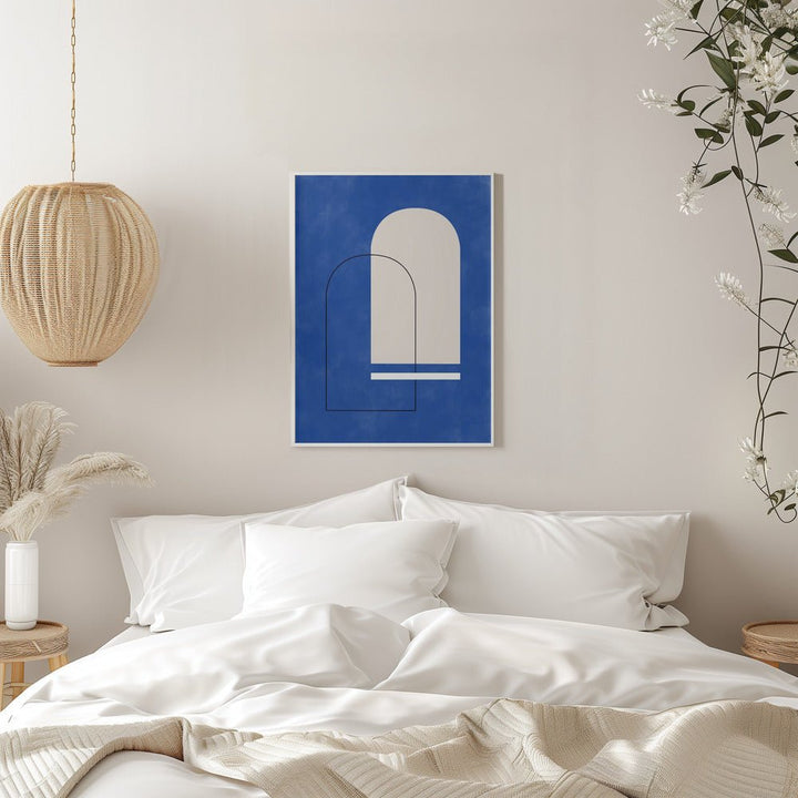 Geometric Echoes - Stretched Canvas, Poster or Fine Art Print - I Heart Wall Art - Poster Print, Canvas Print or Framed Art Print