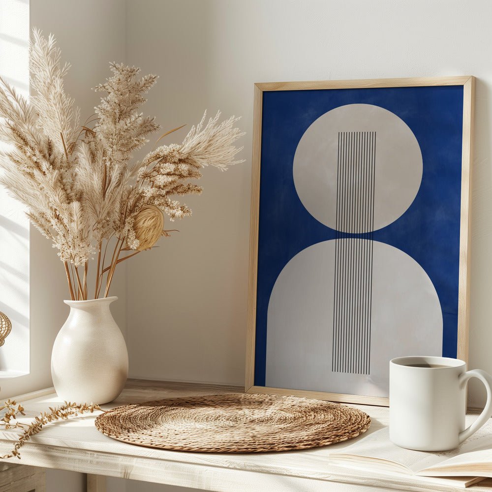 Geometric Echoes - Stretched Canvas, Poster or Fine Art Print - I Heart Wall Art - Poster Print, Canvas Print or Framed Art Print