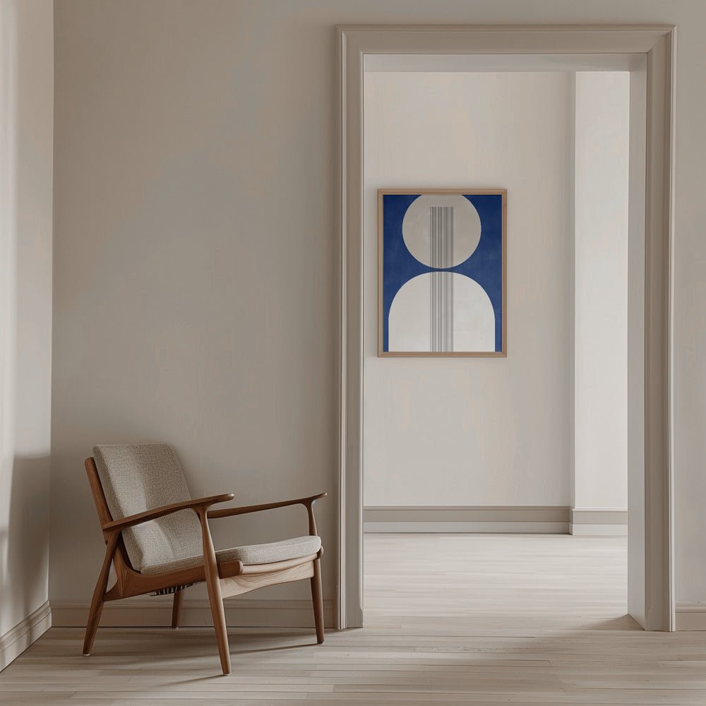 Geometric Echoes - Stretched Canvas, Poster or Fine Art Print - I Heart Wall Art - Poster Print, Canvas Print or Framed Art Print