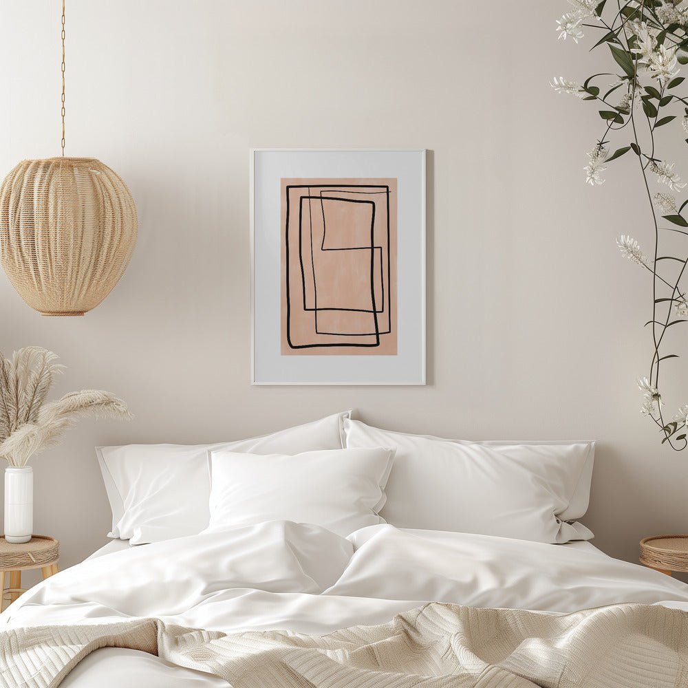 Geometric Elegance - Stretched Canvas, Poster or Fine Art Print - I Heart Wall Art - Poster Print, Canvas Print or Framed Art Print