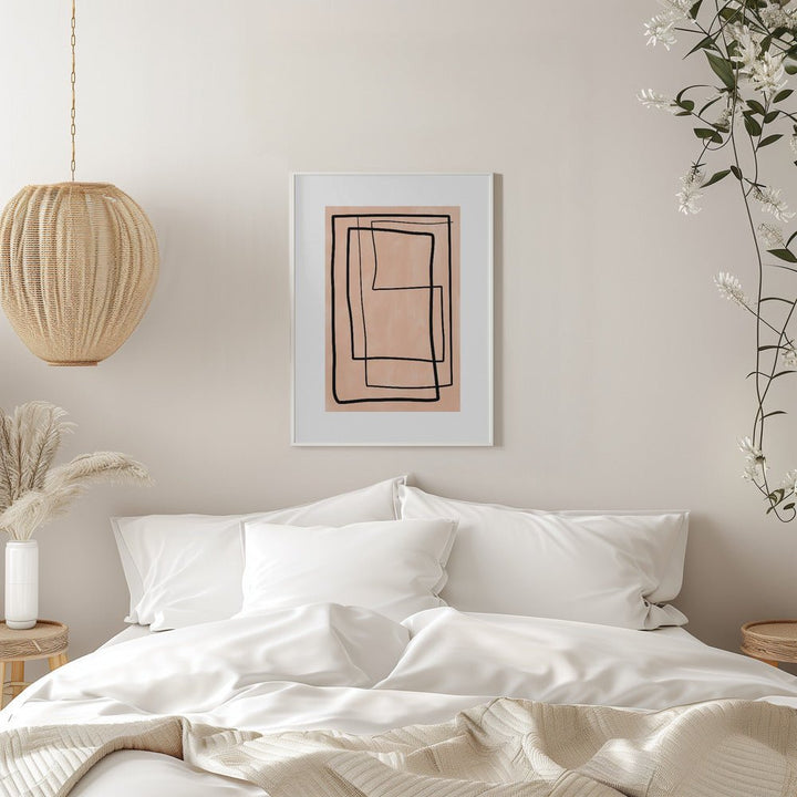 Geometric Elegance - Stretched Canvas, Poster or Fine Art Print - I Heart Wall Art - Poster Print, Canvas Print or Framed Art Print