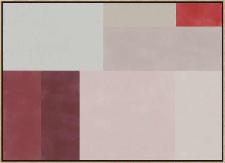 Geometric Grid of Soft Pastel Colors - Stretched Canvas, Poster or Fine Art Print - I Heart Wall Art - Poster Print, Canvas Print or Framed Art Print