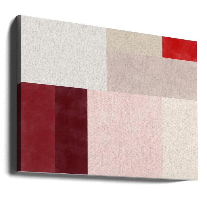 Geometric Grid of Soft Pastel Colors - Stretched Canvas, Poster or Fine Art Print - I Heart Wall Art - Poster Print, Canvas Print or Framed Art Print