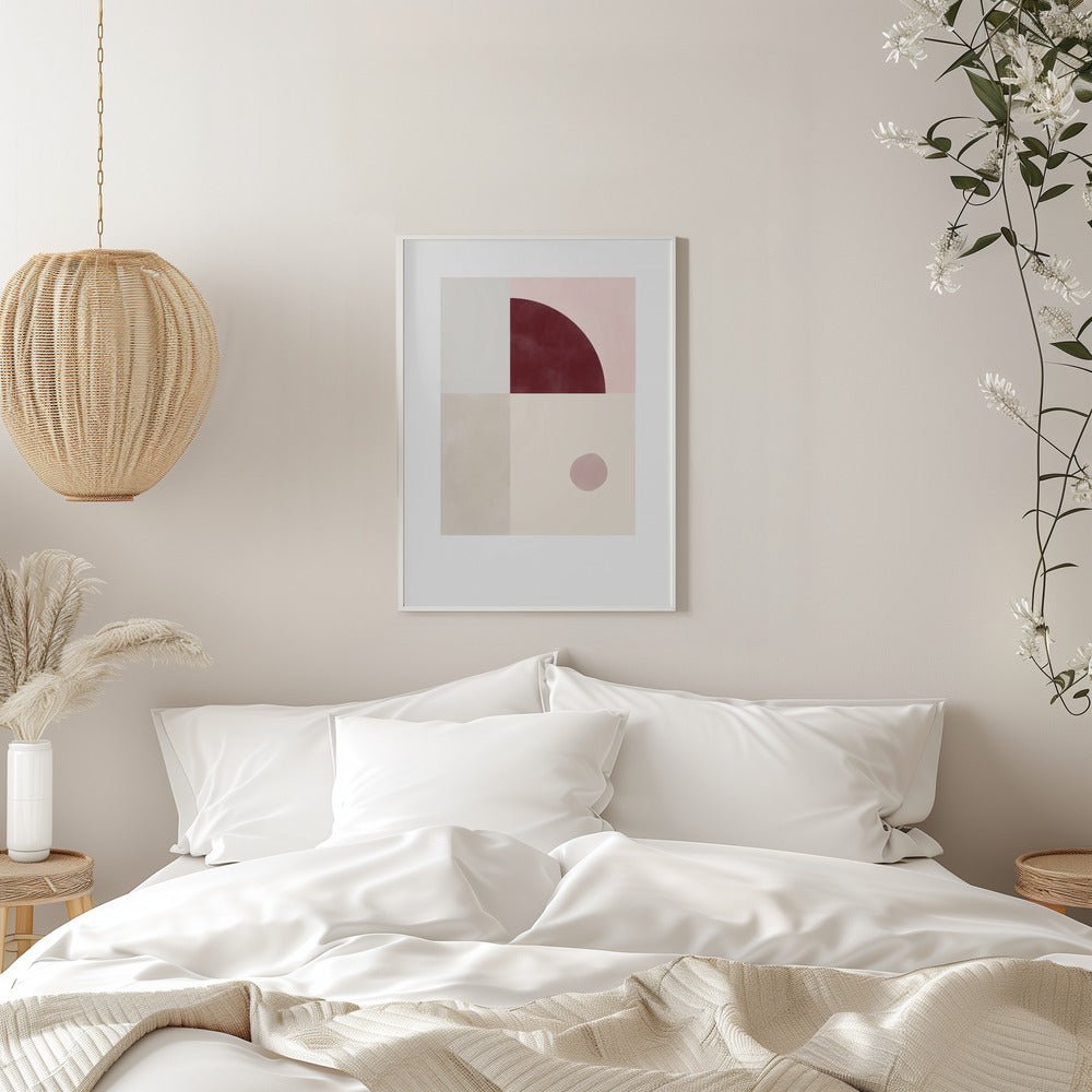 Geometric Harmony - Stretched Canvas, Poster or Fine Art Print - I Heart Wall Art - Poster Print, Canvas Print or Framed Art Print