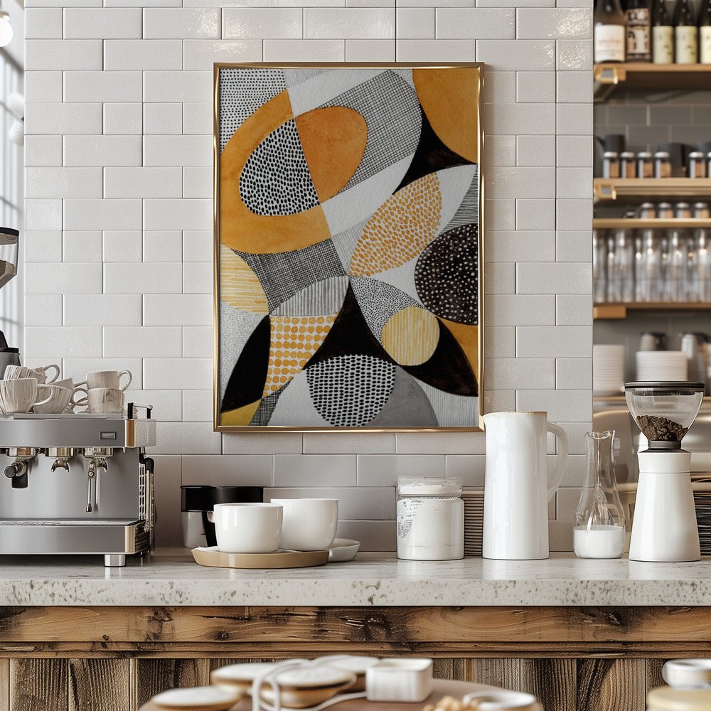 Geometric Harmony - Stretched Canvas, Poster or Fine Art Print - I Heart Wall Art - Poster Print, Canvas Print or Framed Art Print
