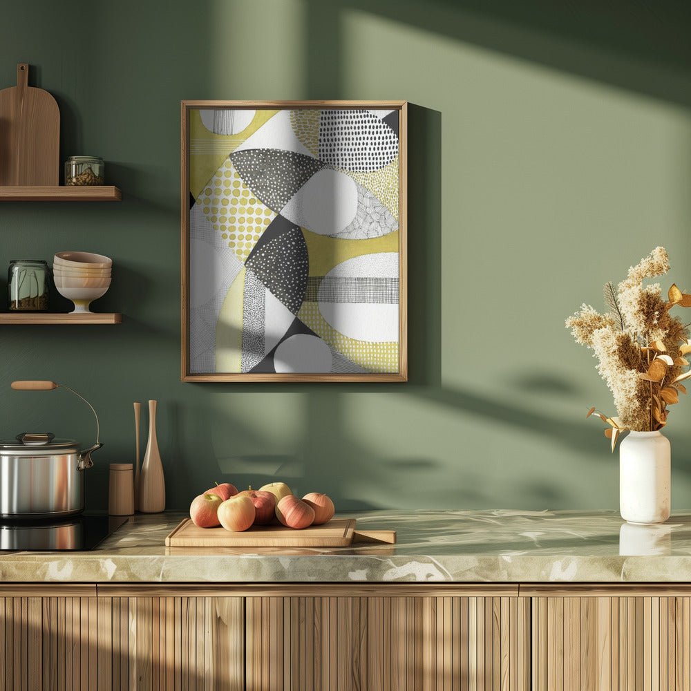 Geometric Harmony - Stretched Canvas, Poster or Fine Art Print - I Heart Wall Art - Poster Print, Canvas Print or Framed Art Print