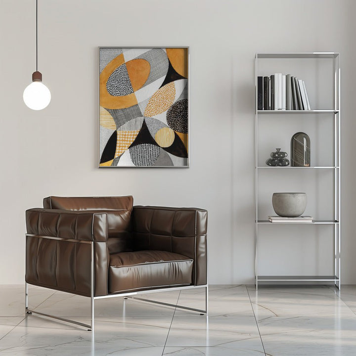 Geometric Harmony - Stretched Canvas, Poster or Fine Art Print - I Heart Wall Art - Poster Print, Canvas Print or Framed Art Print