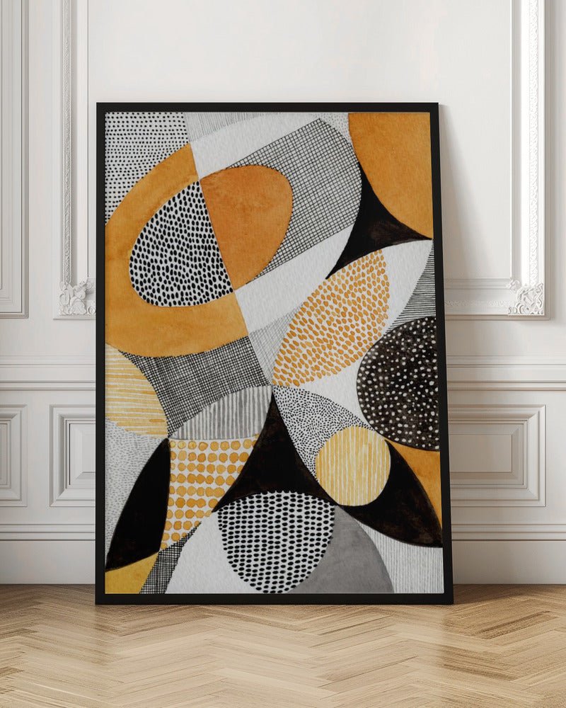 Geometric Harmony - Stretched Canvas, Poster or Fine Art Print - I Heart Wall Art - Poster Print, Canvas Print or Framed Art Print
