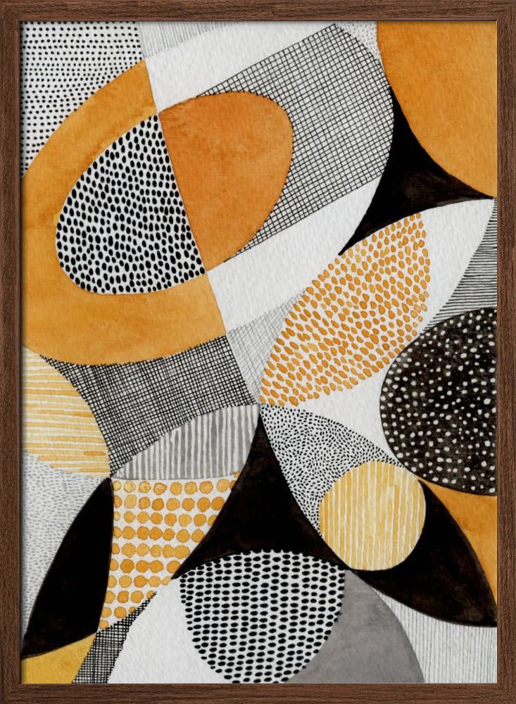 Geometric Harmony - Stretched Canvas, Poster or Fine Art Print - I Heart Wall Art - Poster Print, Canvas Print or Framed Art Print