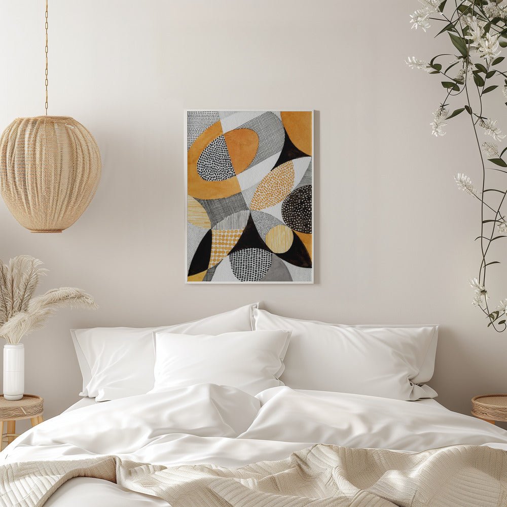 Geometric Harmony - Stretched Canvas, Poster or Fine Art Print - I Heart Wall Art - Poster Print, Canvas Print or Framed Art Print