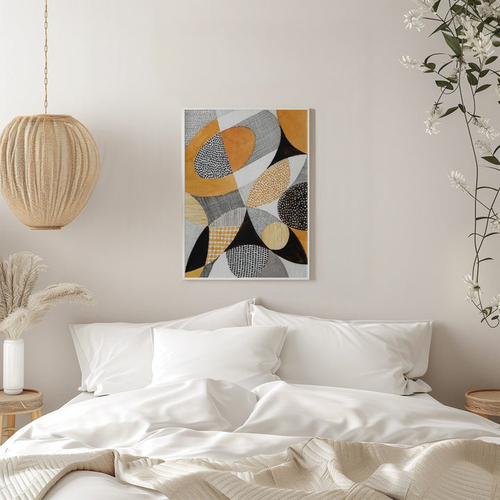 Geometric Harmony - Stretched Canvas, Poster or Fine Art Print - I Heart Wall Art - Poster Print, Canvas Print or Framed Art Print