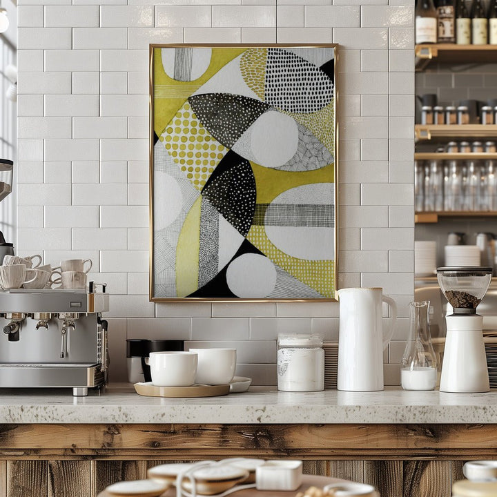 Geometric Harmony - Stretched Canvas, Poster or Fine Art Print - I Heart Wall Art - Poster Print, Canvas Print or Framed Art Print