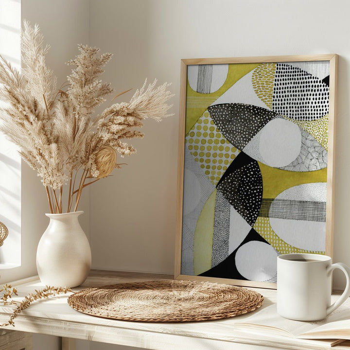 Geometric Harmony - Stretched Canvas, Poster or Fine Art Print - I Heart Wall Art - Poster Print, Canvas Print or Framed Art Print