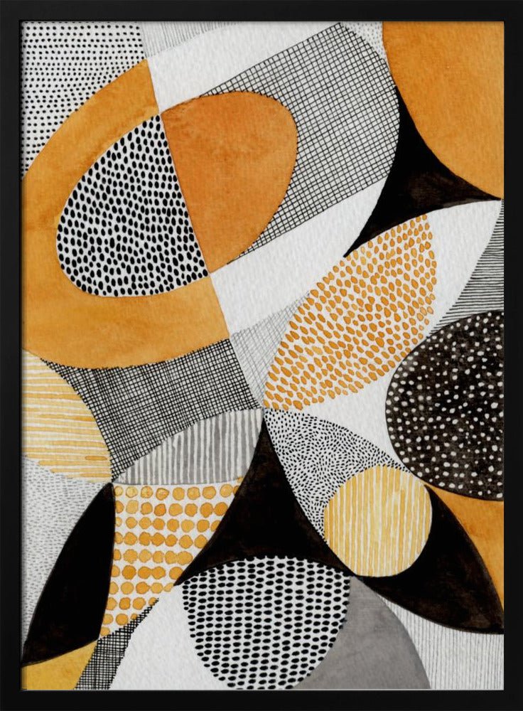 Geometric Harmony - Stretched Canvas, Poster or Fine Art Print - I Heart Wall Art - Poster Print, Canvas Print or Framed Art Print