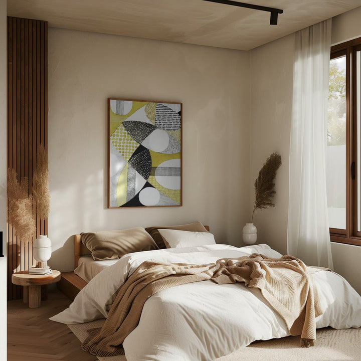 Geometric Harmony - Stretched Canvas, Poster or Fine Art Print - I Heart Wall Art - Poster Print, Canvas Print or Framed Art Print