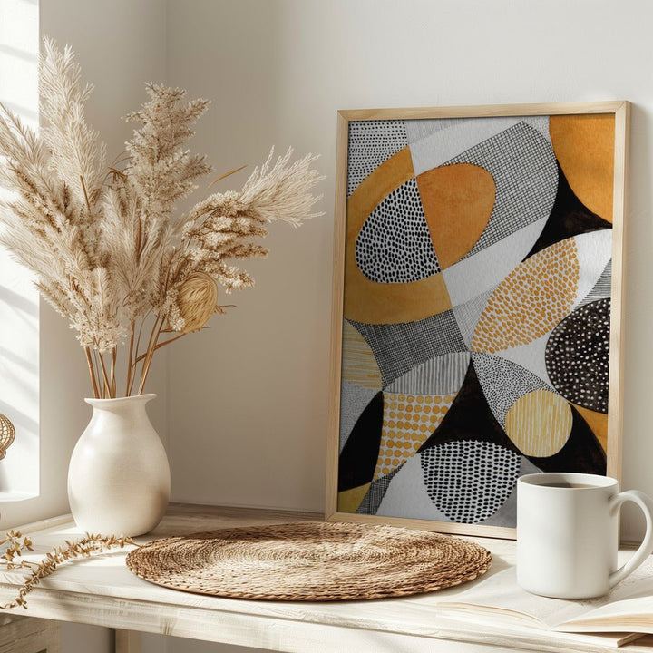 Geometric Harmony - Stretched Canvas, Poster or Fine Art Print - I Heart Wall Art - Poster Print, Canvas Print or Framed Art Print