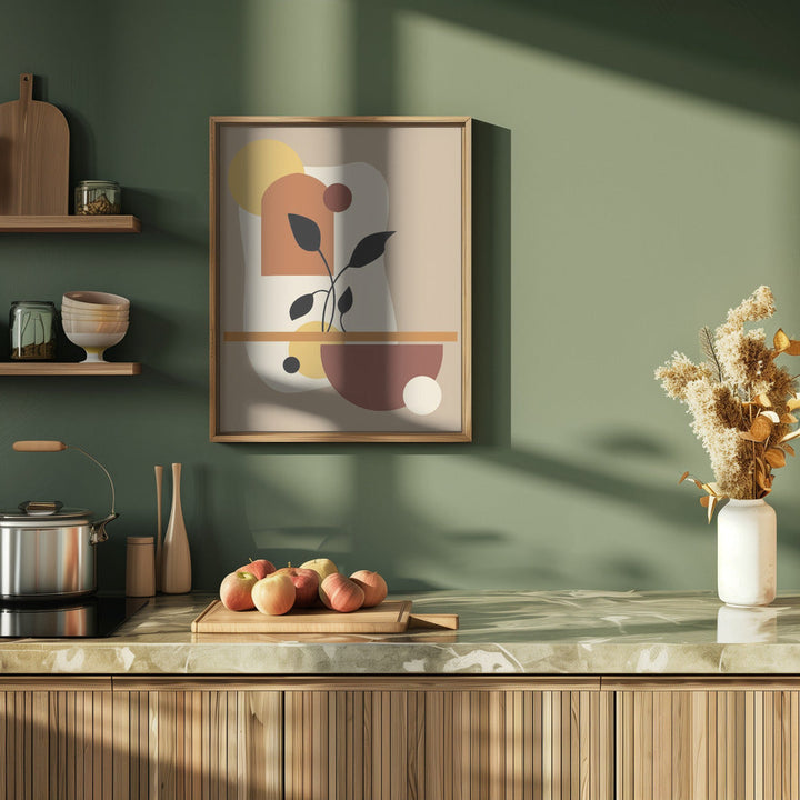 Geometric Modern Art - Stretched Canvas, Poster or Fine Art Print I Heart Wall Art