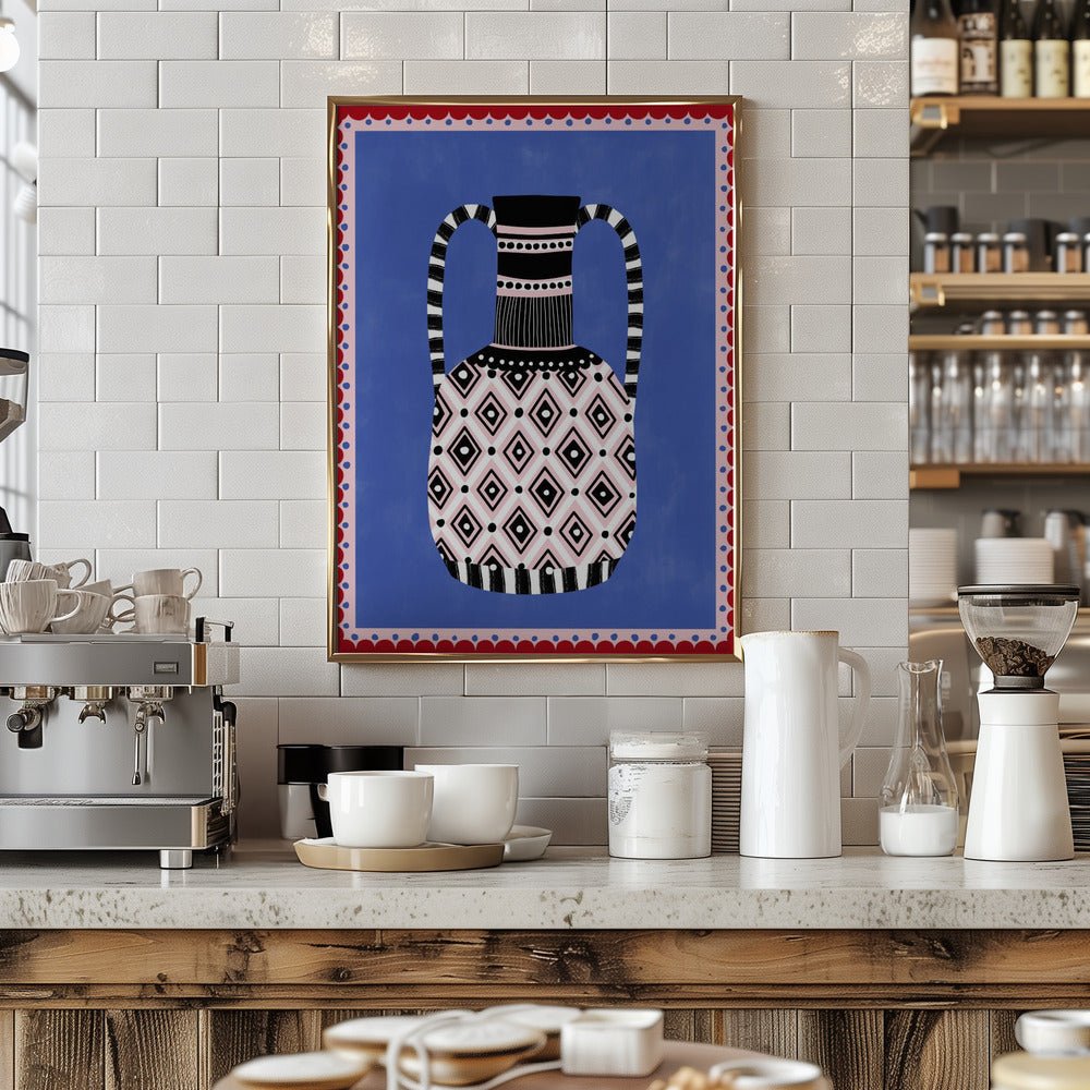 Geometric Patterns and Bold Colors - Stretched Canvas, Poster or Fine Art Print - I Heart Wall Art - Poster Print, Canvas Print or Framed Art Print